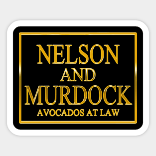 Nelson and Murdock Sticker